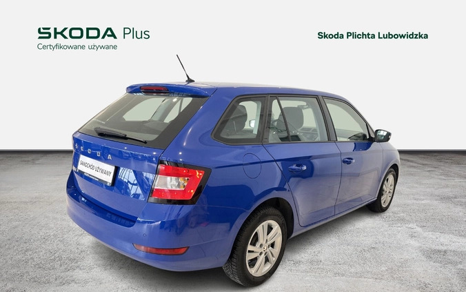 Skoda Fabia cena 53900 przebieg: 45639, rok produkcji 2021 z Kożuchów małe 211